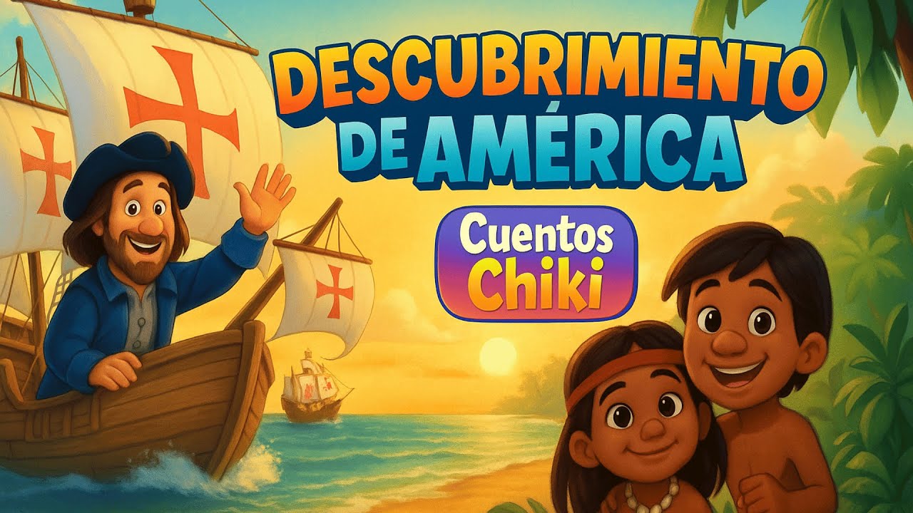 🎥 Descubrimiento de América para Niños | Cuento Animado Estilo Pixar | Cuentos Chiki