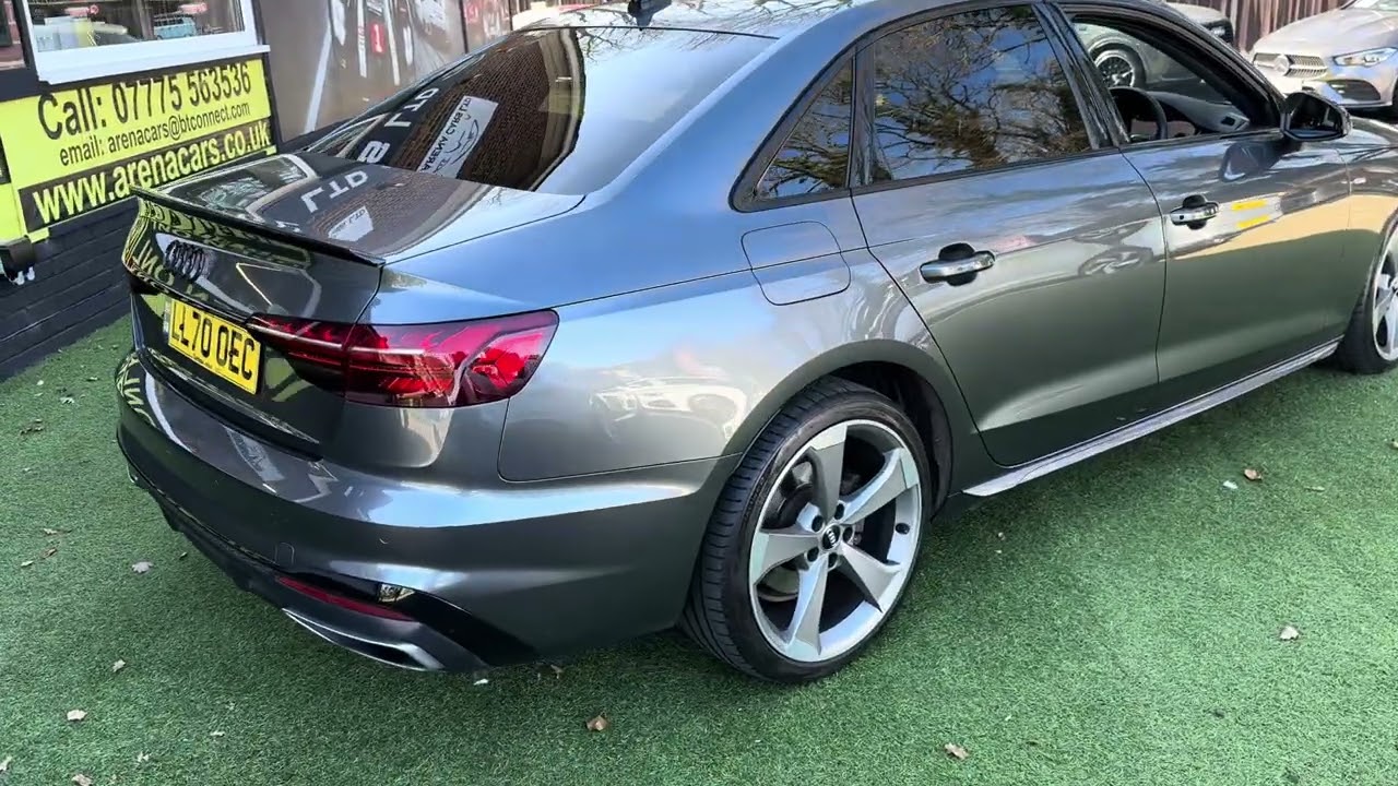 2021 Audi A4 S Line Black Edition 35 TFSI www.arenacars.co.uk