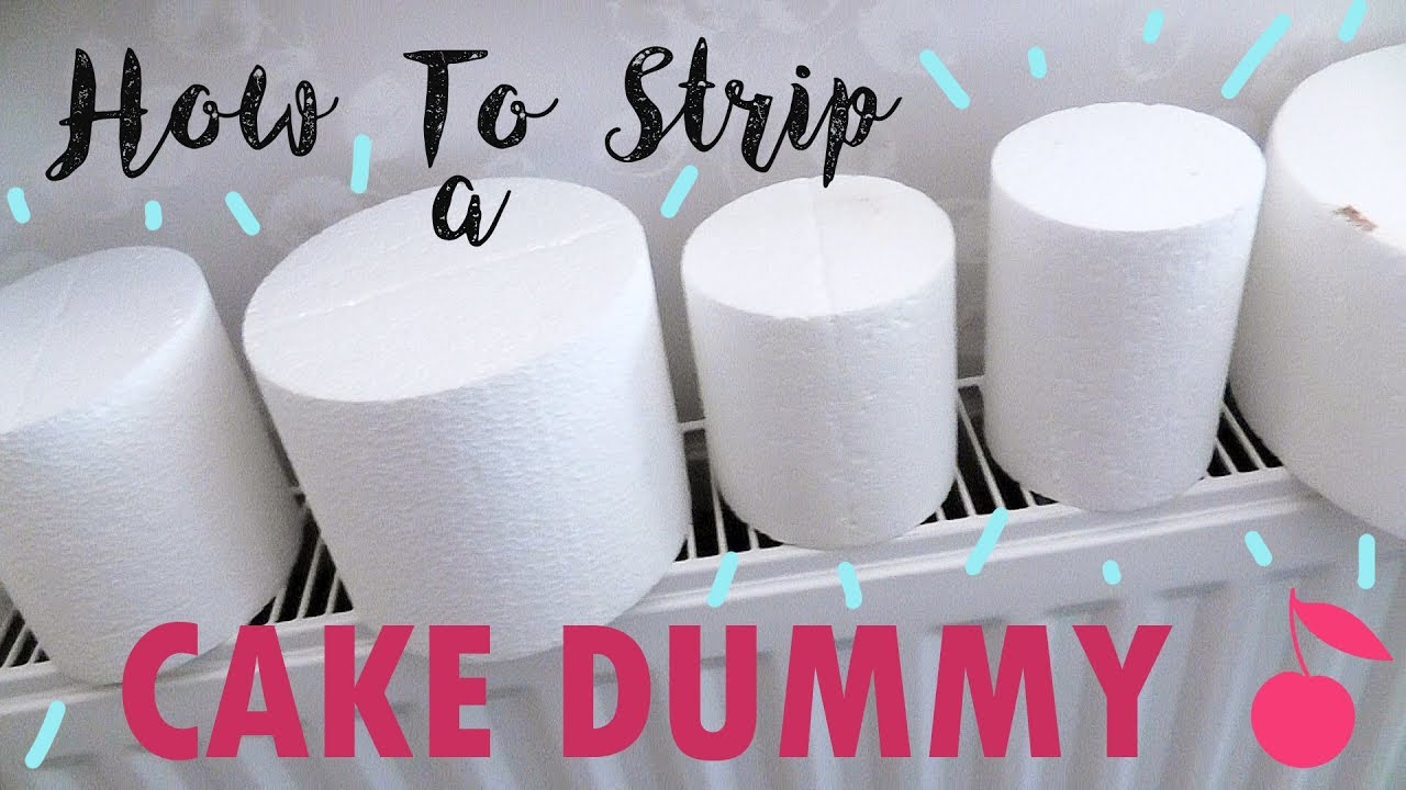 How to Strip a Cake Dummy | Tutorial | Cherry Basics
