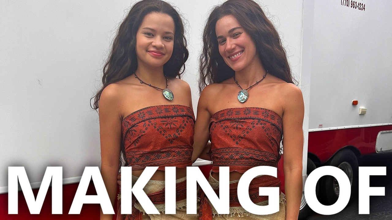 Moana (2026) Behind the scenes: Stunt Doubles, Stand-Ins & Water Scenes