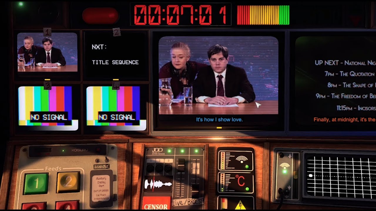 Symulator realizatora telewizyjnego - Not for Broadcast: Prologue / 13.12.2019 (#7)