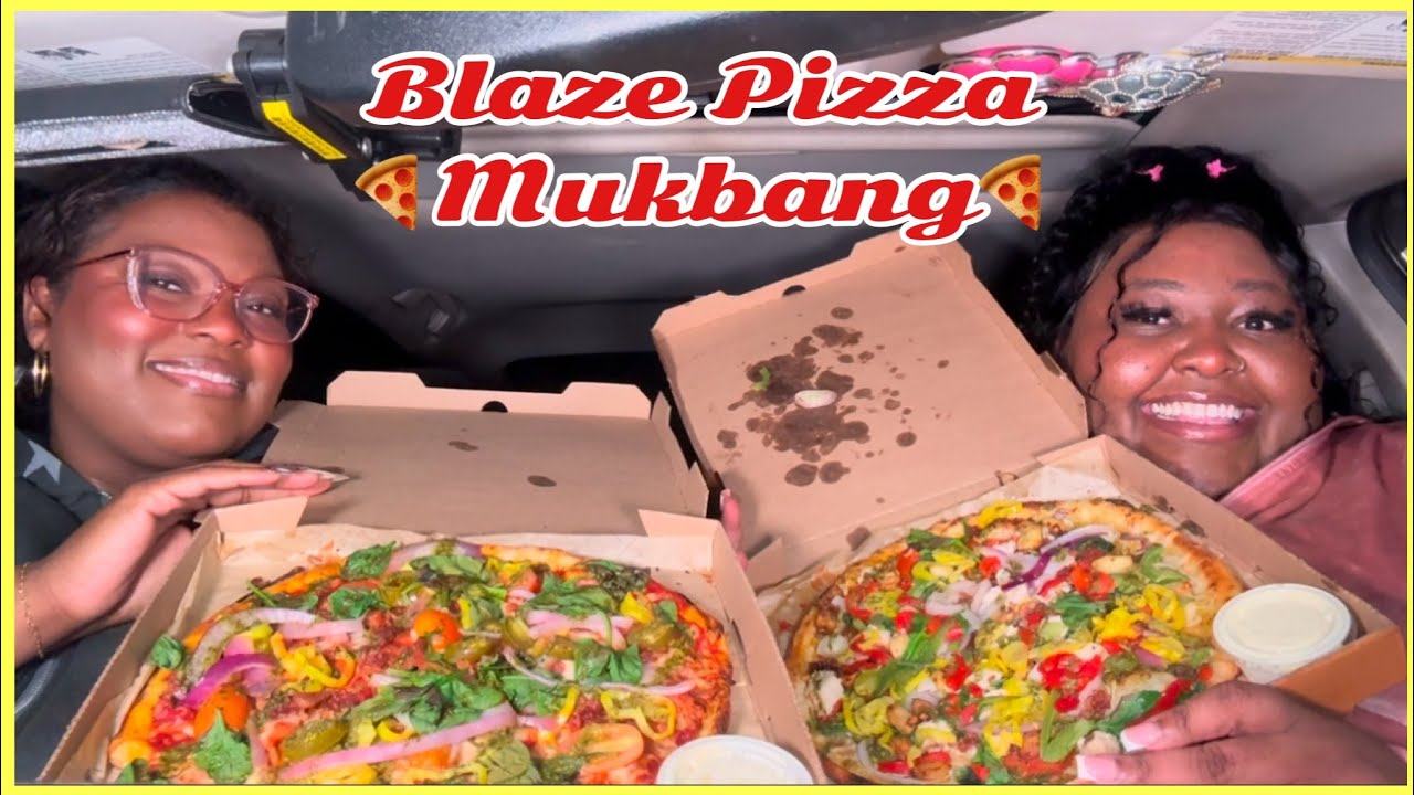 BLAZE PIZZA MUKBANG 🍕 | DeLexis