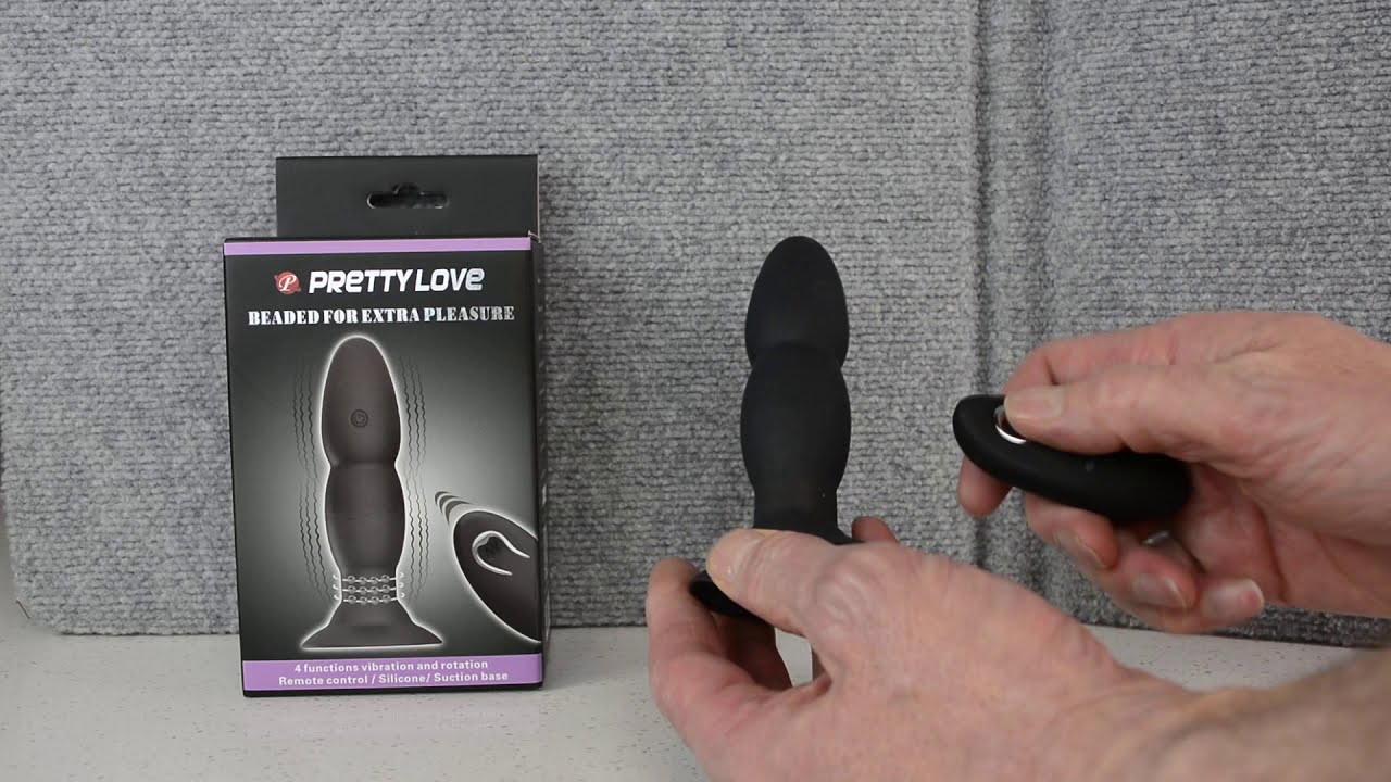 Rimming Vibrating Butt Plug with remote control