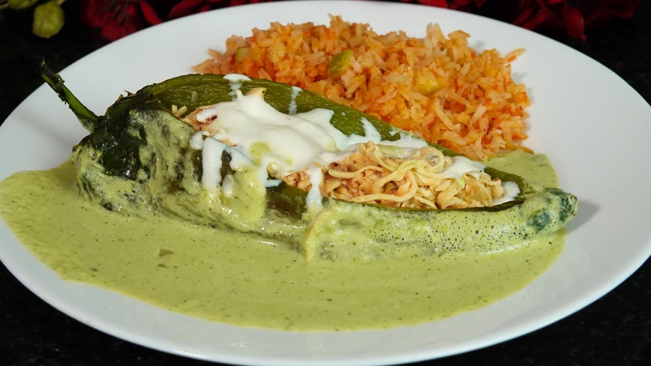 Como Hacer Chiles Rellenos Gratinados, Receta FÁCIL