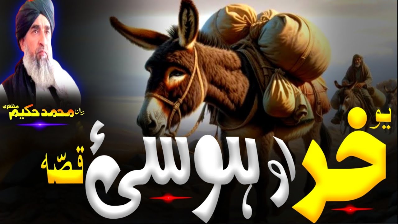 Pashto Bayan/maulana hakeem mazhari seb/یو خر او ہوسی قصہ 