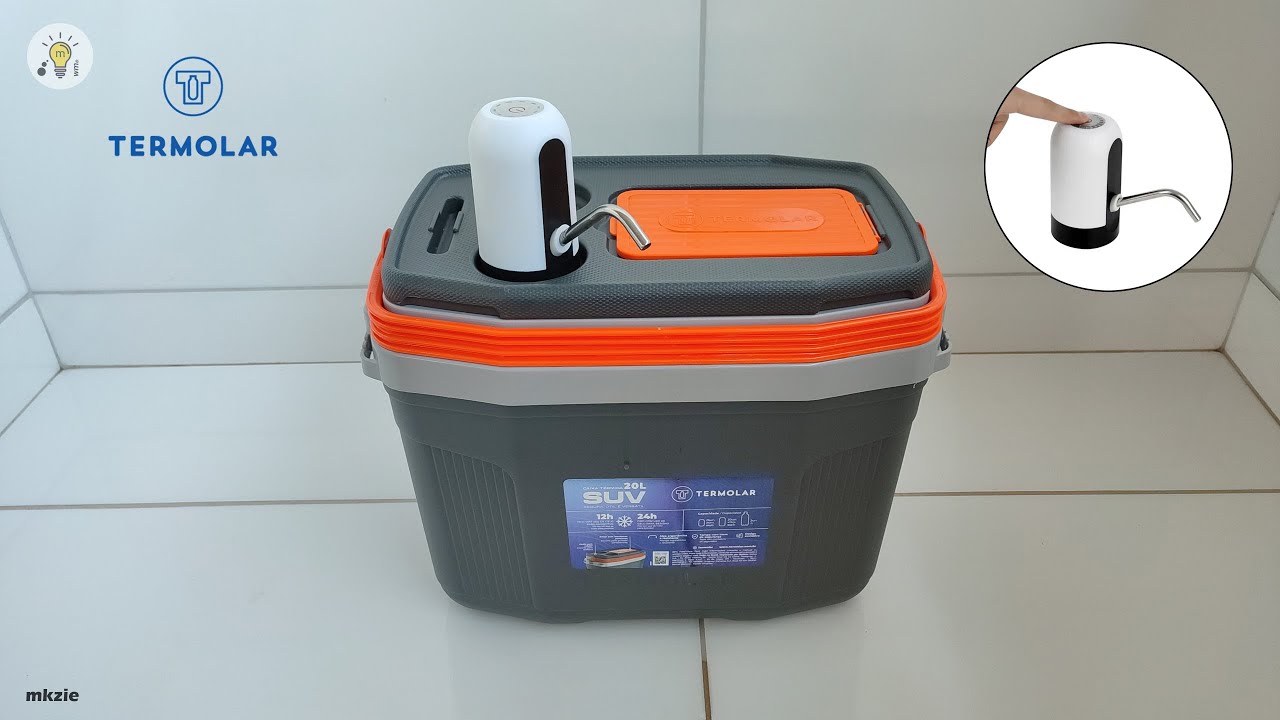 Caixa T&eacute;rmica Termolar Suv com Dispenser el&eacute;trico para gal&atilde;o adaptado