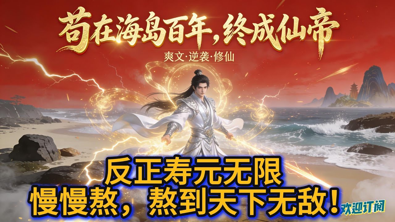 《苟在海岛百年，终成仙帝》穿越修仙界，顾青绑定长生道种，寿元无限却无逆天战力？没关系，他秉持 “苟道” 真谛，占一青竹岛闭门不出，种花养草炼丹药，默默发育一百八十年！#玄幻 #穿越 #爽文