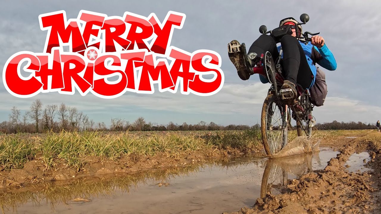 Christmas Eve recumbent bike ride in Italy
