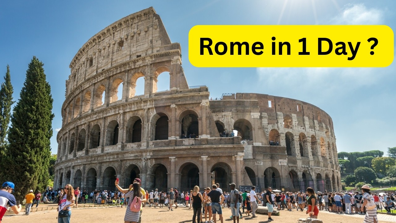 ROME IN ONE DAY 🇮🇹 | The Perfect 24-Hour Itinerary (Colosseum, Vatican & More)