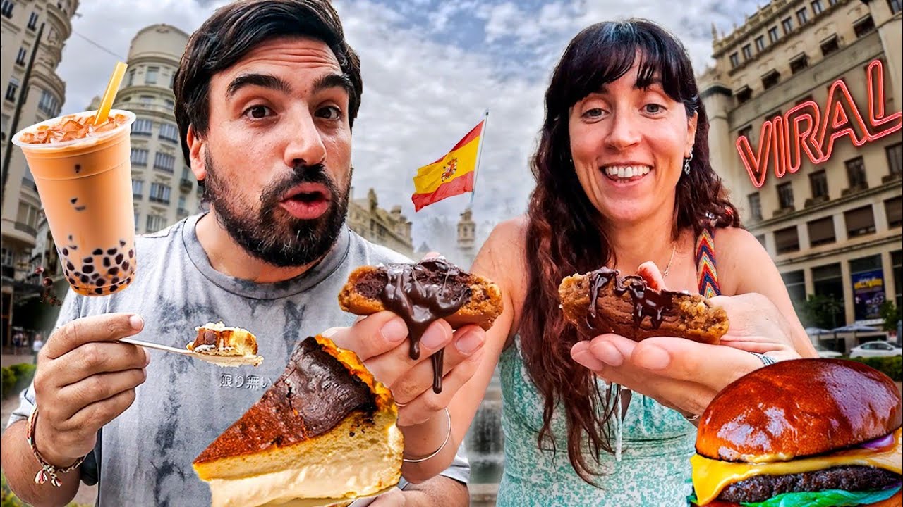 Probando COMIDA VIRAL en ESPA&Ntilde;A 🇪🇦😲 &iquest;Vale la pena?