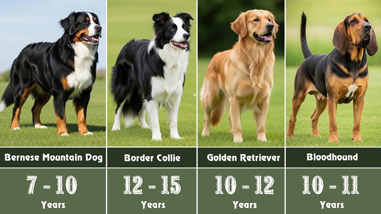 Life Expectancy of Different Large Dog Breeds