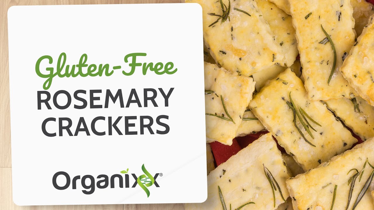 Gluten-Free Rosemary Crackers | Organixx Recipe