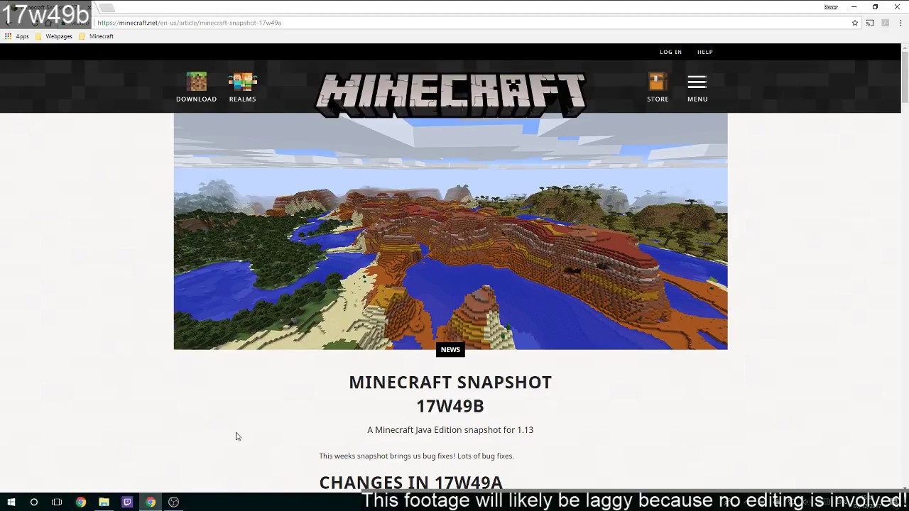 MINECRAFT UPDATE - 17w49b