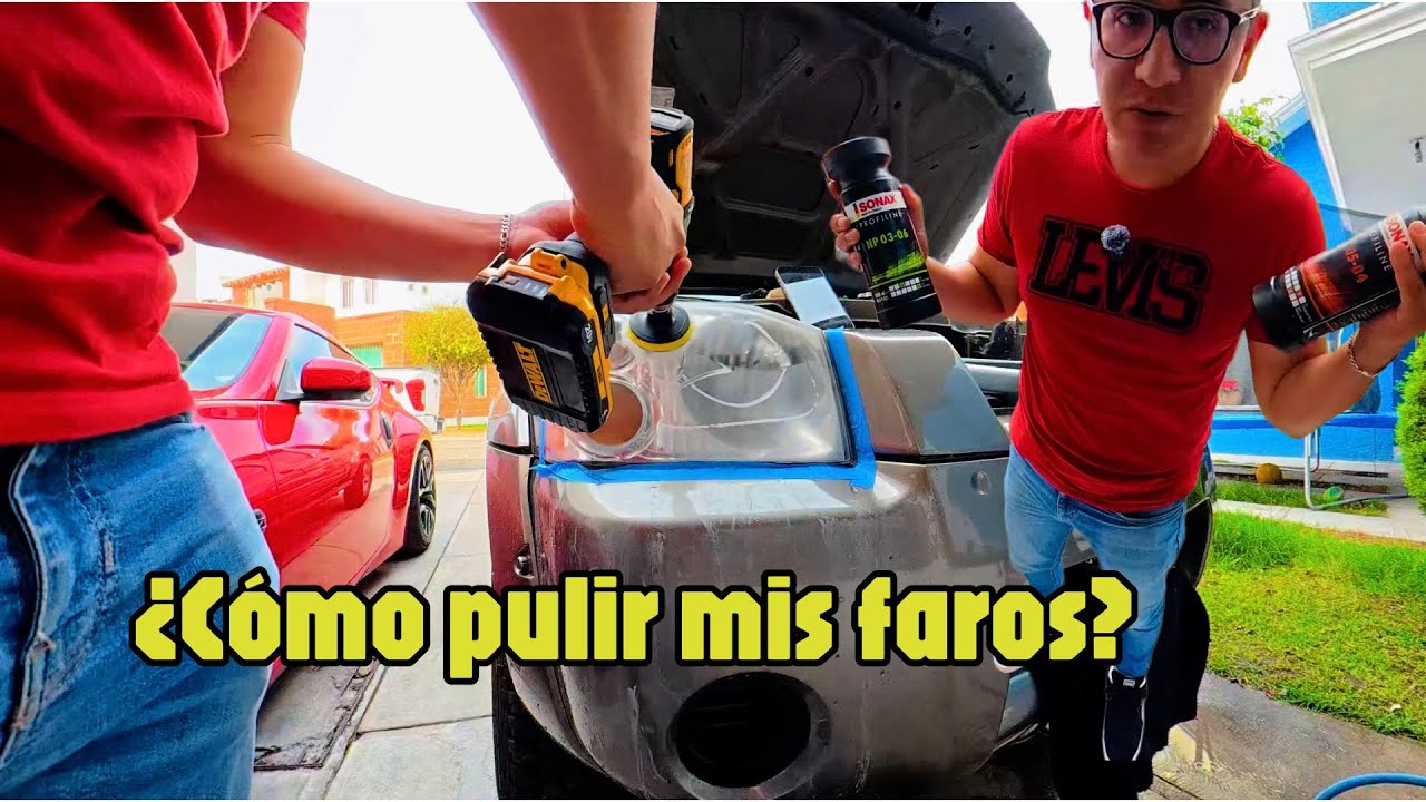 ¿Cómo pulir faros? Tutorial de restauración de faros. 