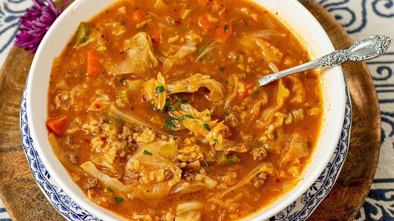 Hearty Mediterranean Cabbage Soup