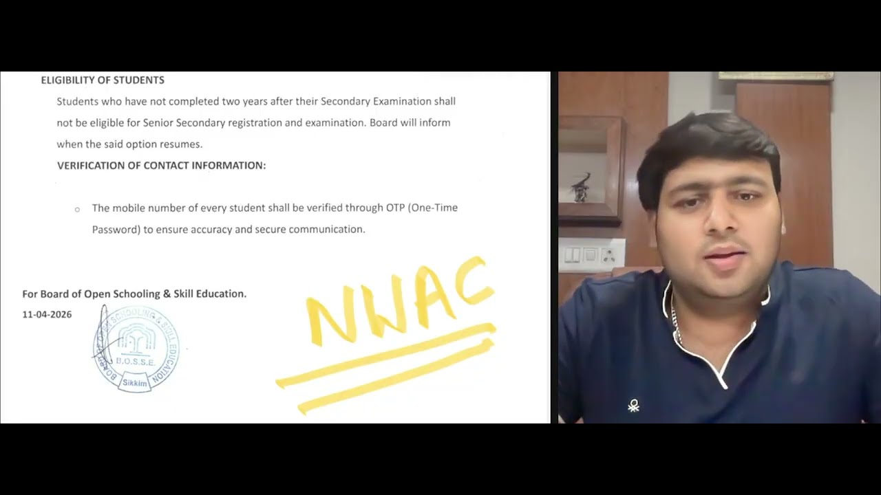 BOSSE July 2026 Shock News ⚠️ | No Admission for Fresh Candidates #bosse #bossejuly #bosseupdate