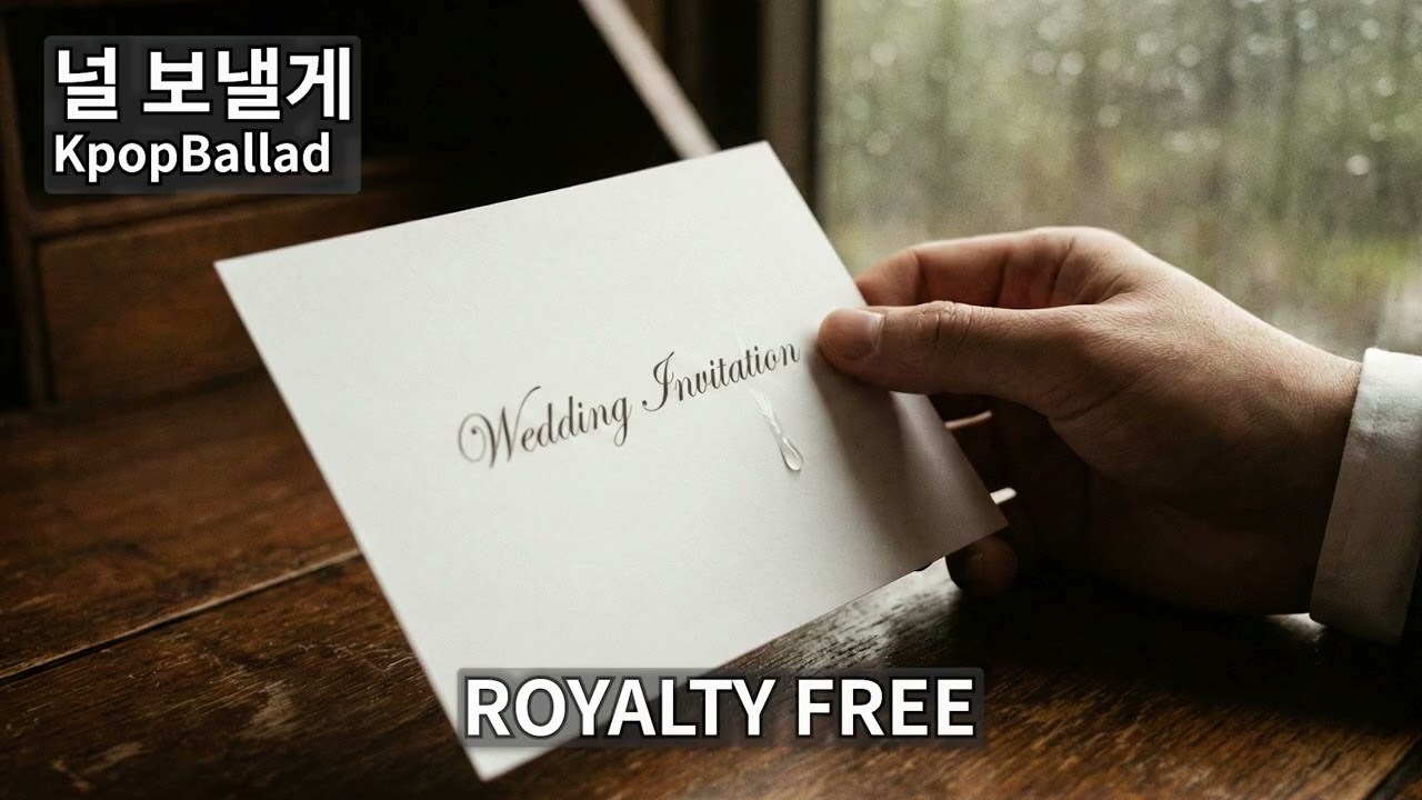 널 보낼게 | KpopBallad | 무료저작권