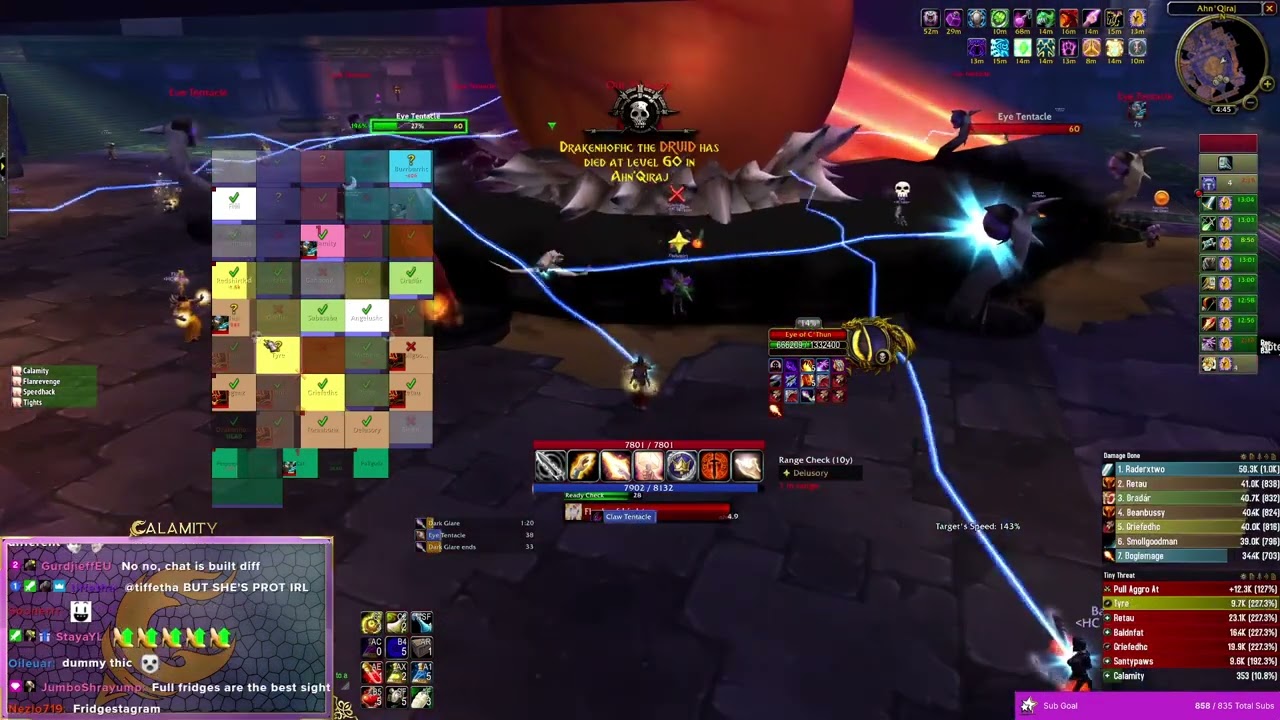 Hardcore Cthun Dark Glare Deaths