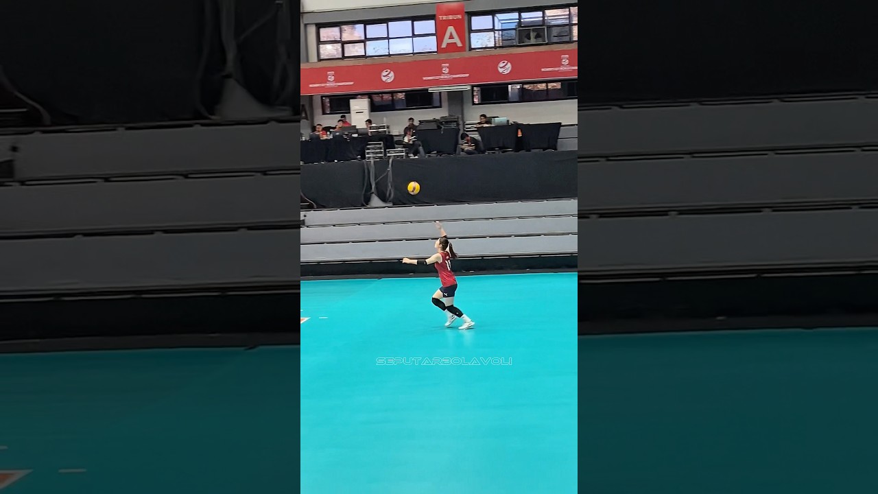 Cuplikan gameplay korea selatan u21 di fivb surabaya #dabin #redsparks #koreavolleyball #jeondabin
