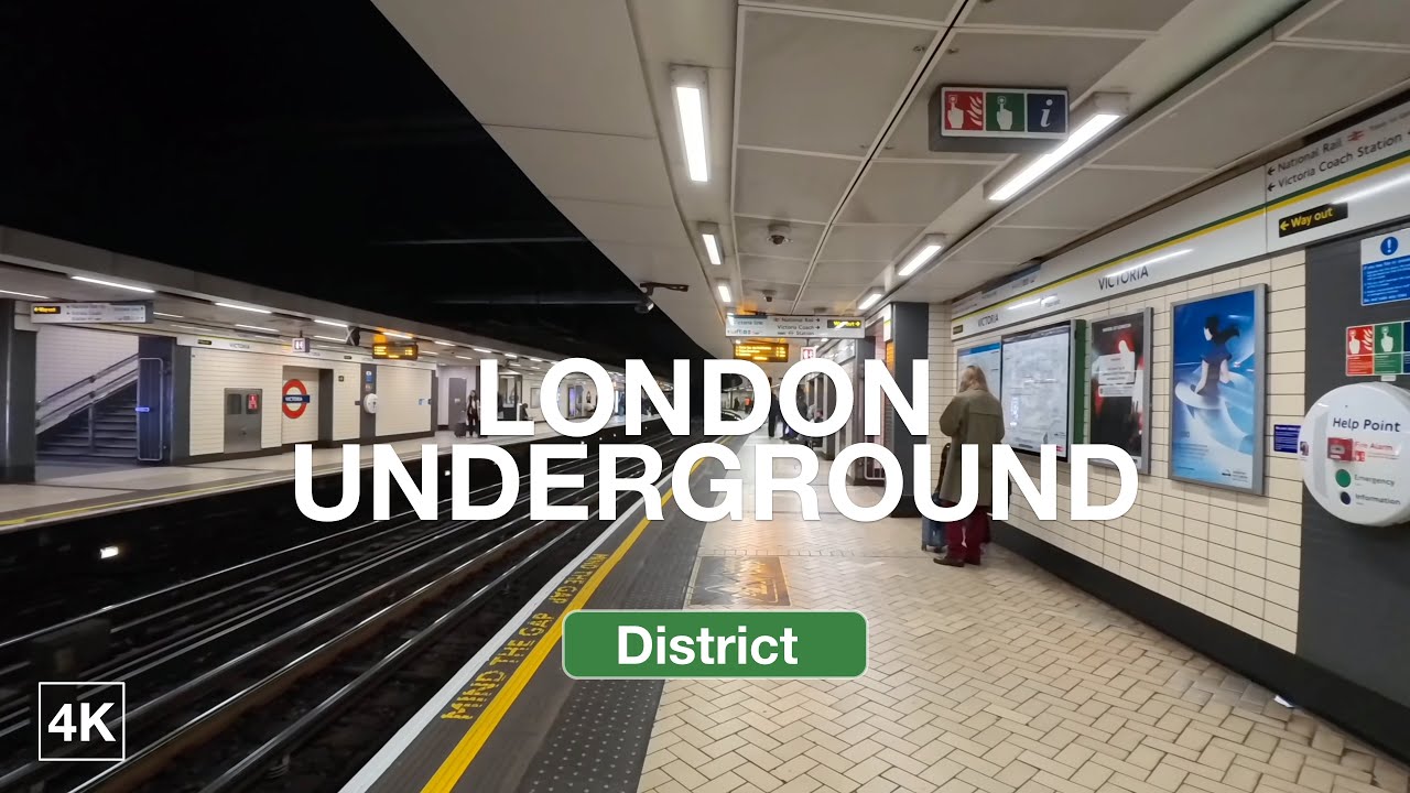 London Underground Full Journey | London Victoria to Wimbledon