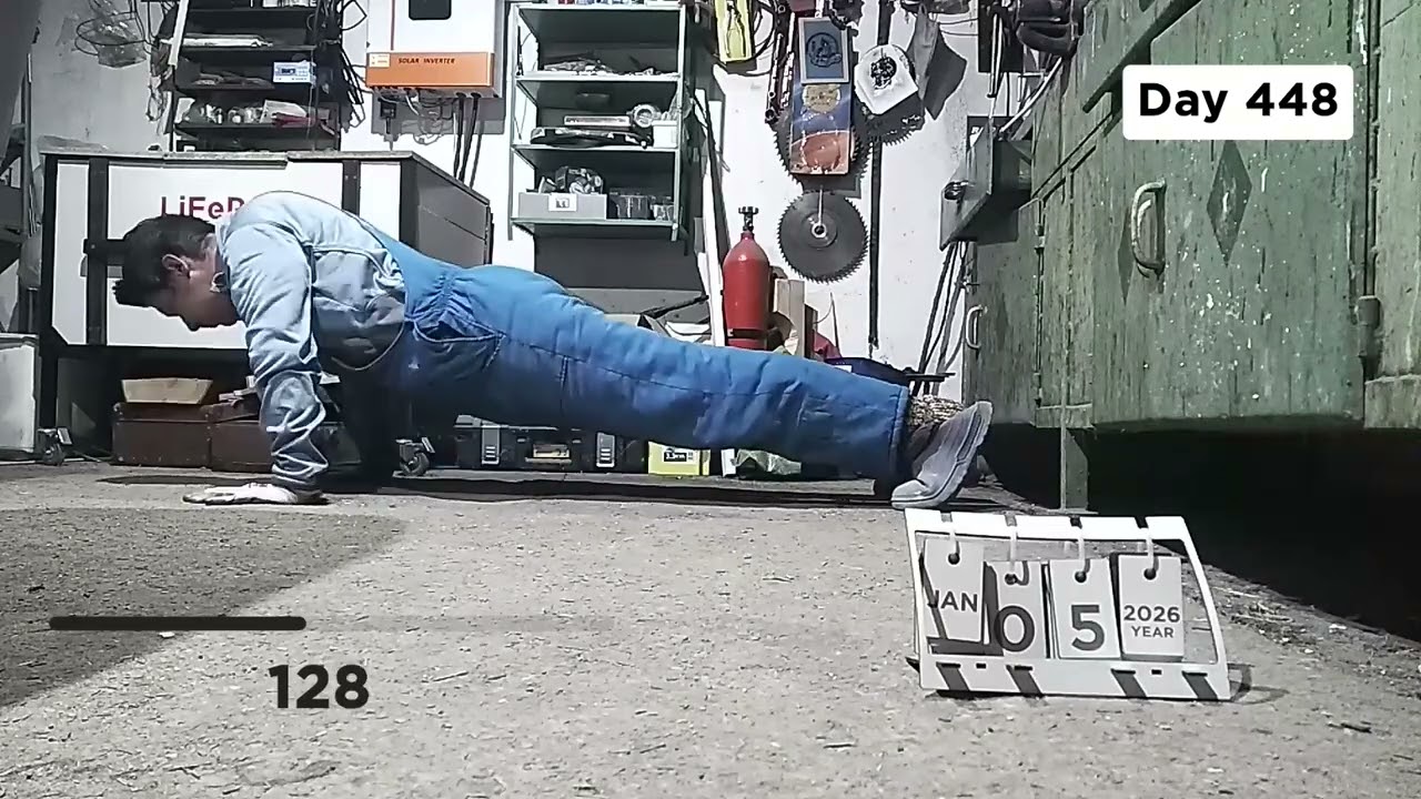 123 200 / 1,000,000 push ups