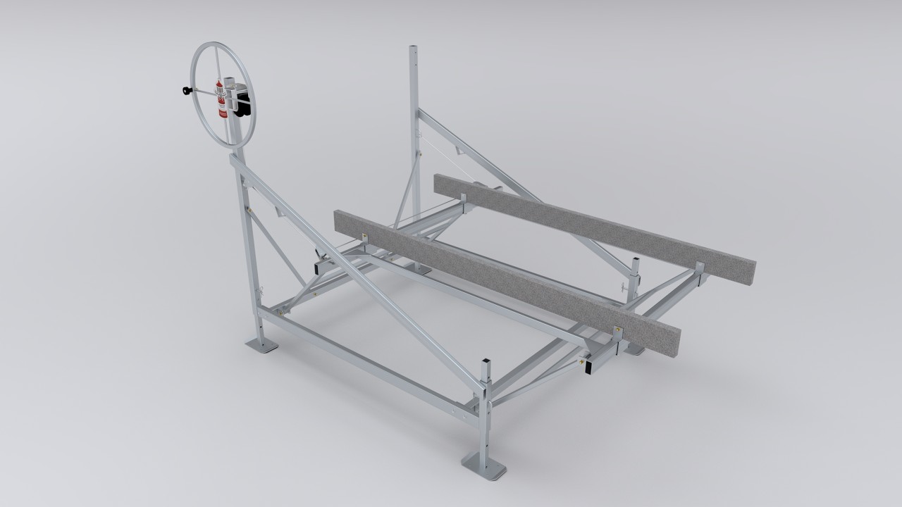 MMM1000 - Vidéo d'assemblage de notre élévateur à motomarine 1000lbs cantilever