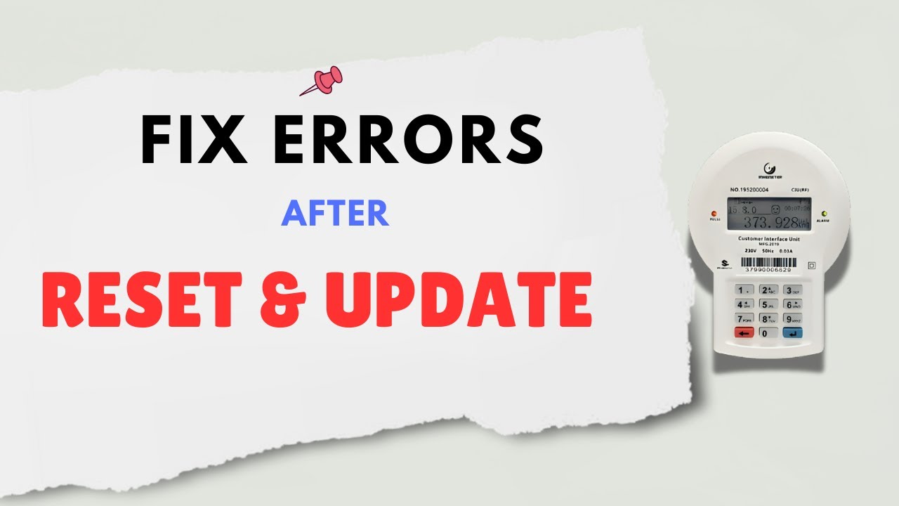 Fix KPLC Meter Errors After Update & Reset (KPLC Customer Care Solution!) | 2024 Tutorial