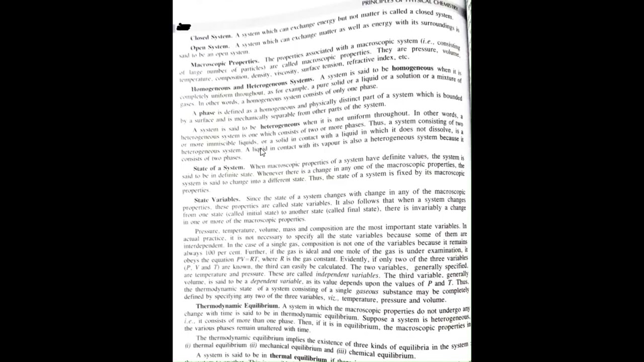 Physical chemisrty bsc chemistry honours the first law of thermodynamics part 1