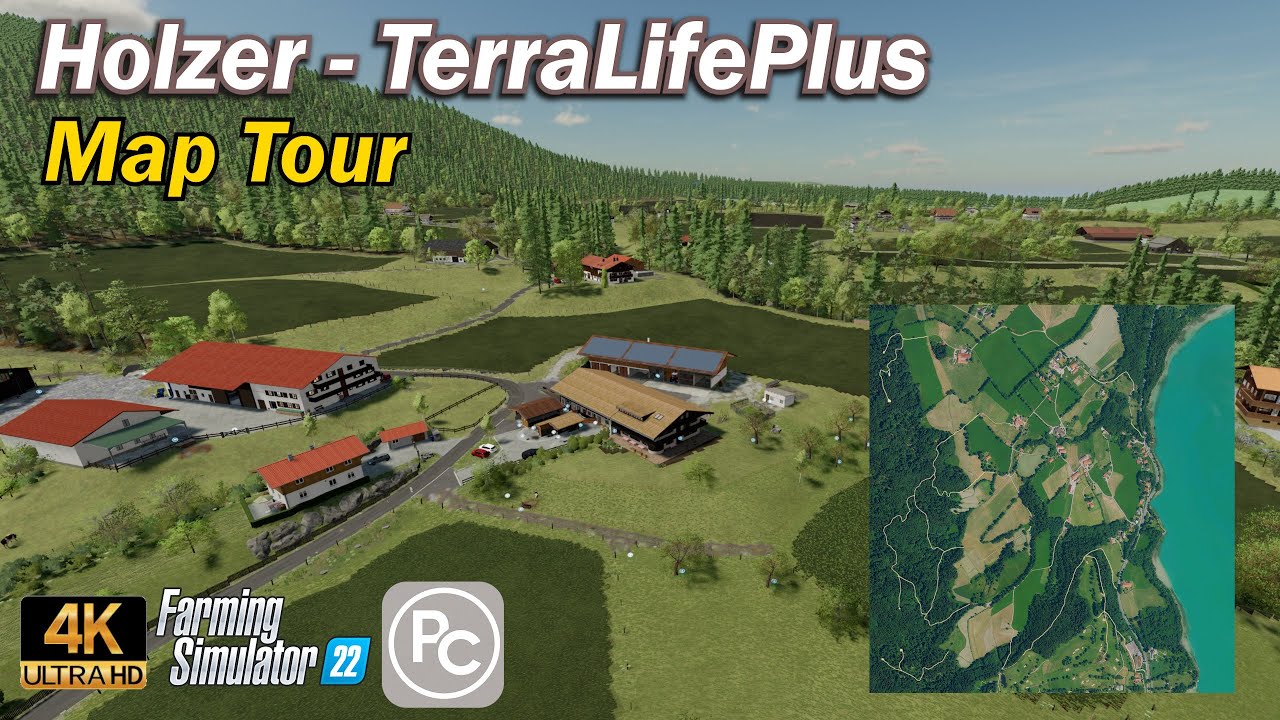Holzer - TerraLife Plus | Обзор карты | Farming Simulator 22