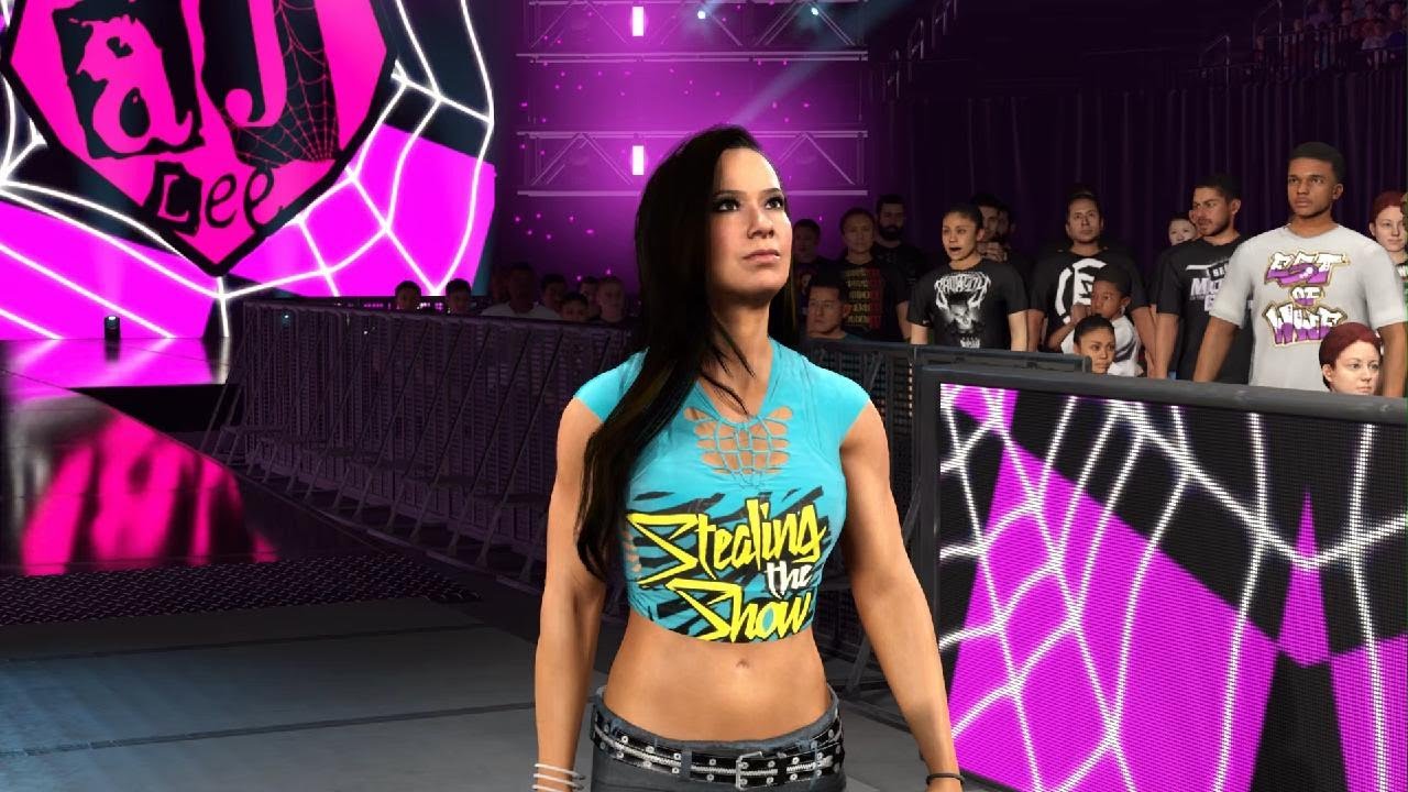 WWE 2K26 - Эй Джей Ли против Ракель Родригес