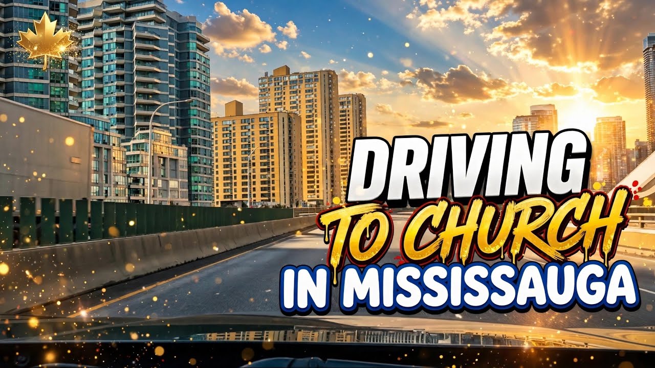 Driving to Church in Mississauga via Highway 406 and 427 | Canada Life 🇨🇦