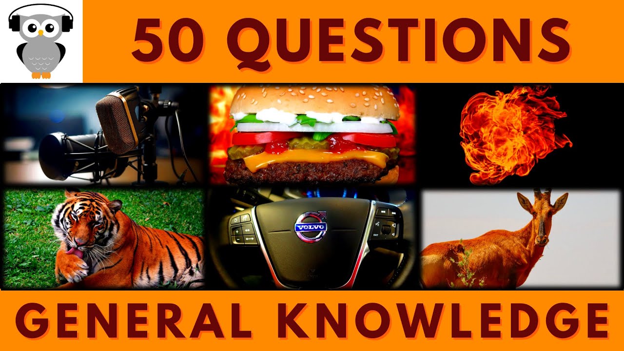 General Knowledge Quiz Trivia #128 | Podcast, Signature Burger, Wild Tiger, Volvo, Hartebeest