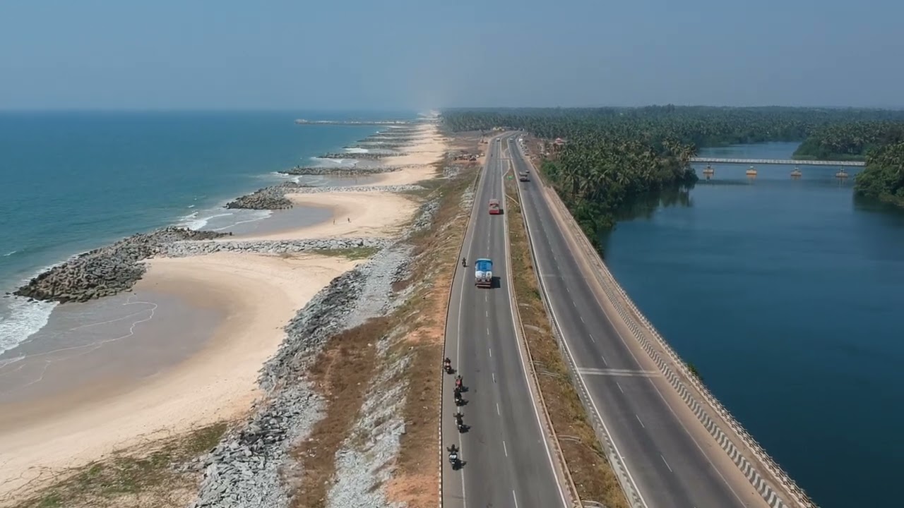 Udupi | maravante beach || aerial view ll DJI spark #heroxpulse2004v #drone #udupi.