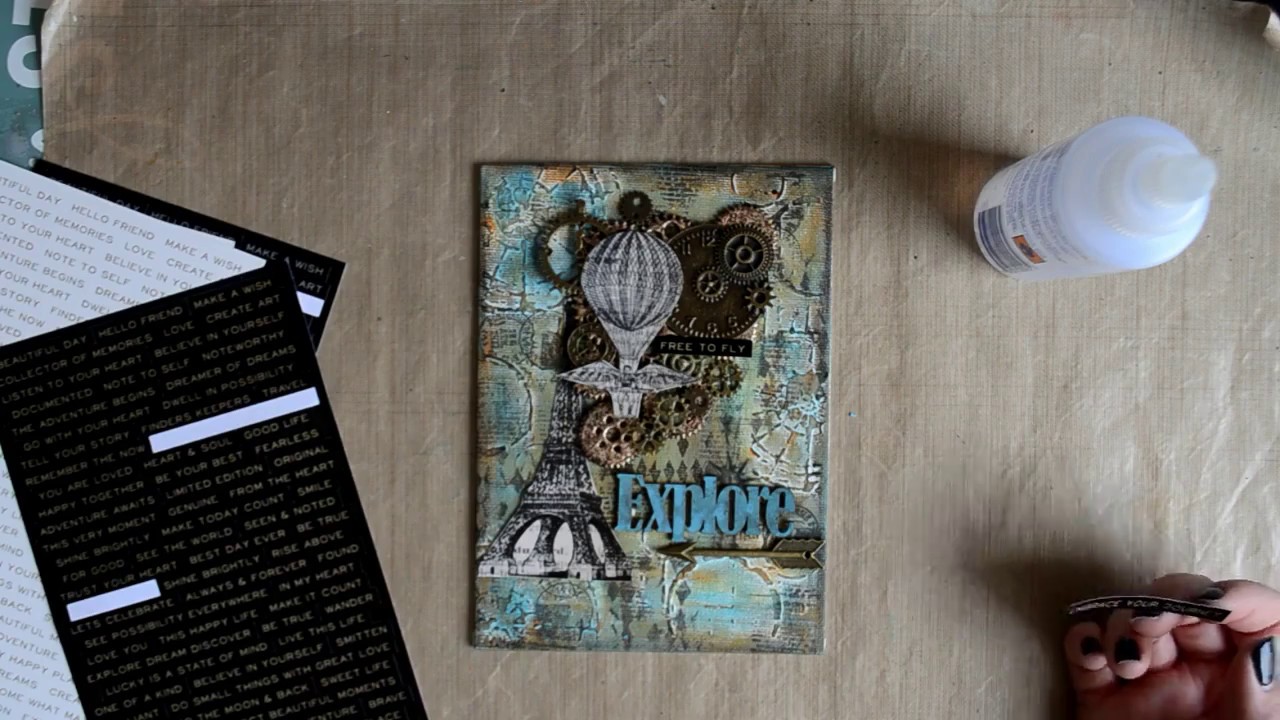 Explore Mixed Media Canvas - The Crafter's Workshop