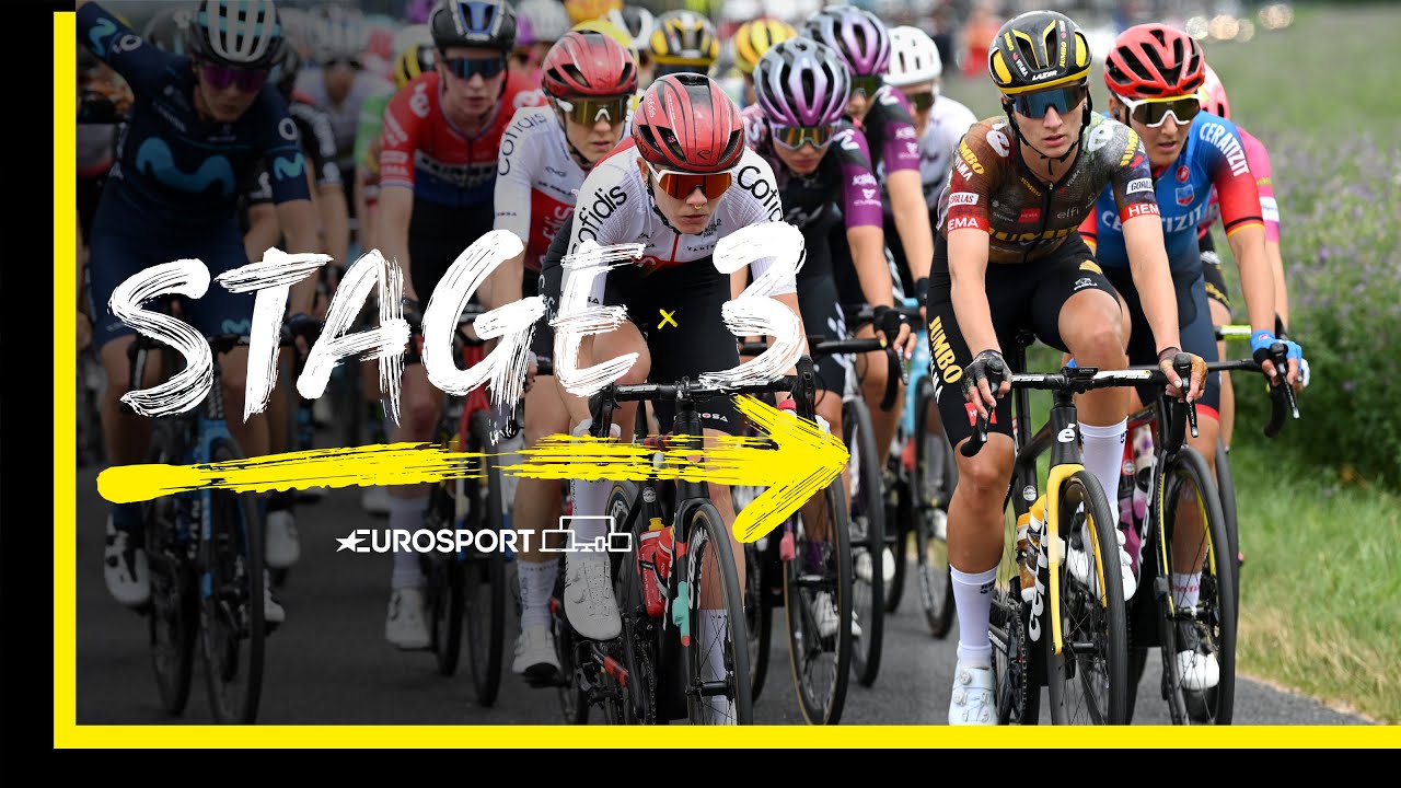 Cecile Uttrup Ludwig wins thrilling stage! | 2022 Tour de France Femmes - Stage 3 Highlights