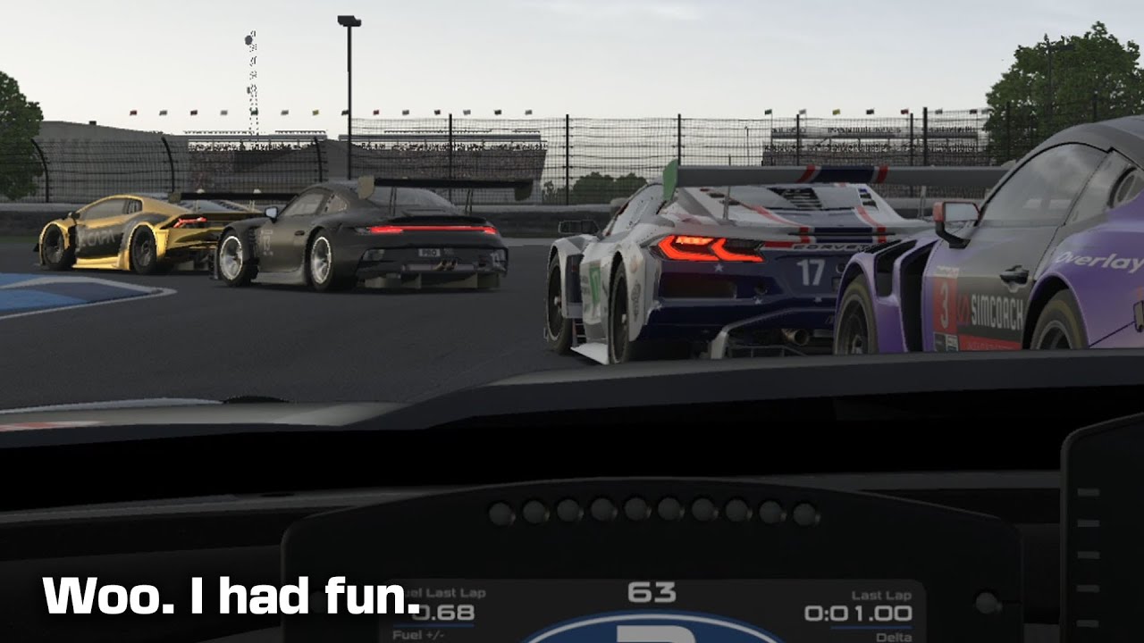iRacing | Woo. I had fun. | Mustang GT3 @ IMS Road Course