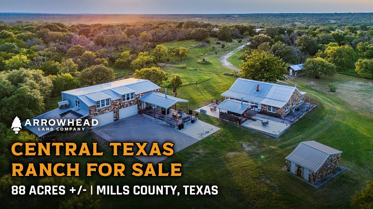 LAND FOR SALE: Central Texas Ranch with Home & Guest House | Mills County