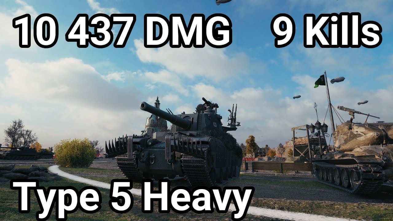 Type 5 Heavy - 10 437 damage / 9 kill / 3 960 blocked / 132 assist