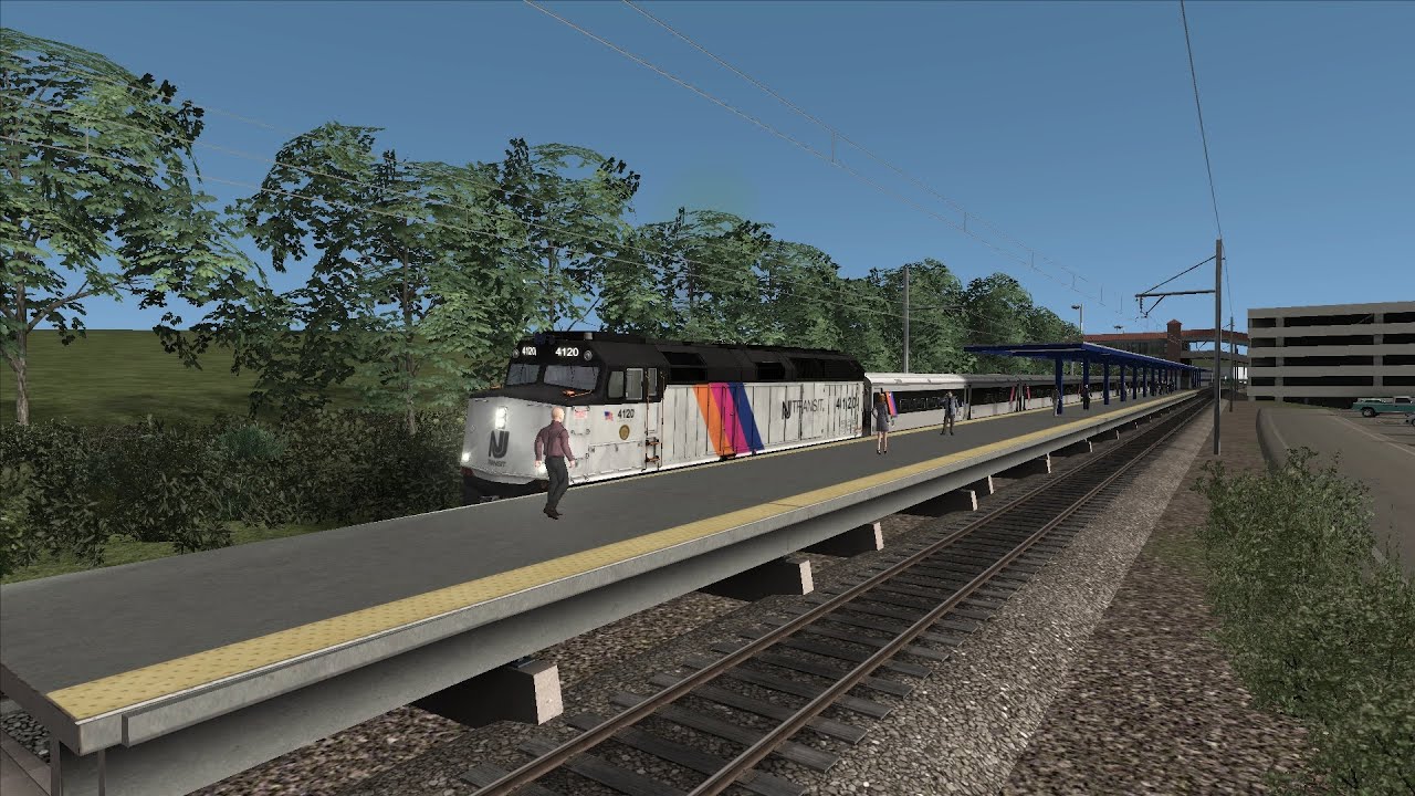 Train Simulator 2021 NJ Transit EMD F40PH-2CAT 4120 Cab Ride (Montclair-Boonton Line Train 1011)