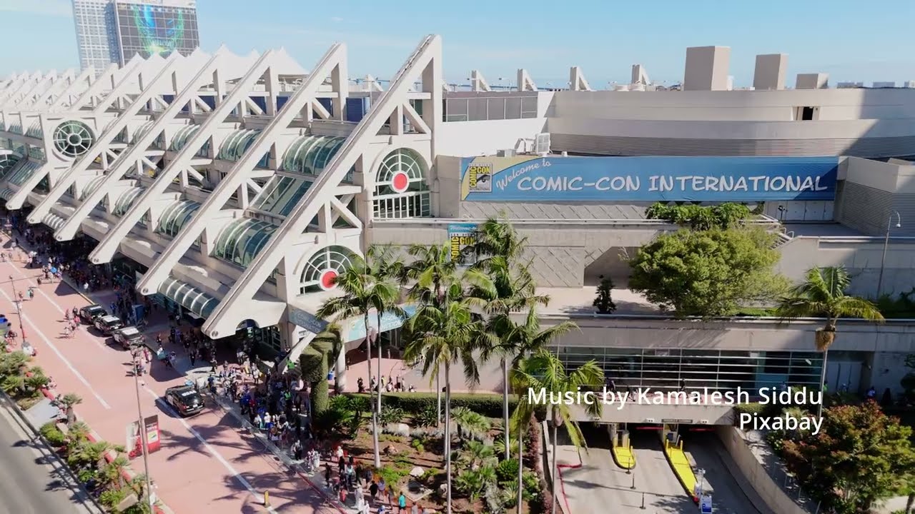 📸 Comic-Con International 2025: Aerial Views & Epic Thursday Moments | Drone Footage [July 24]