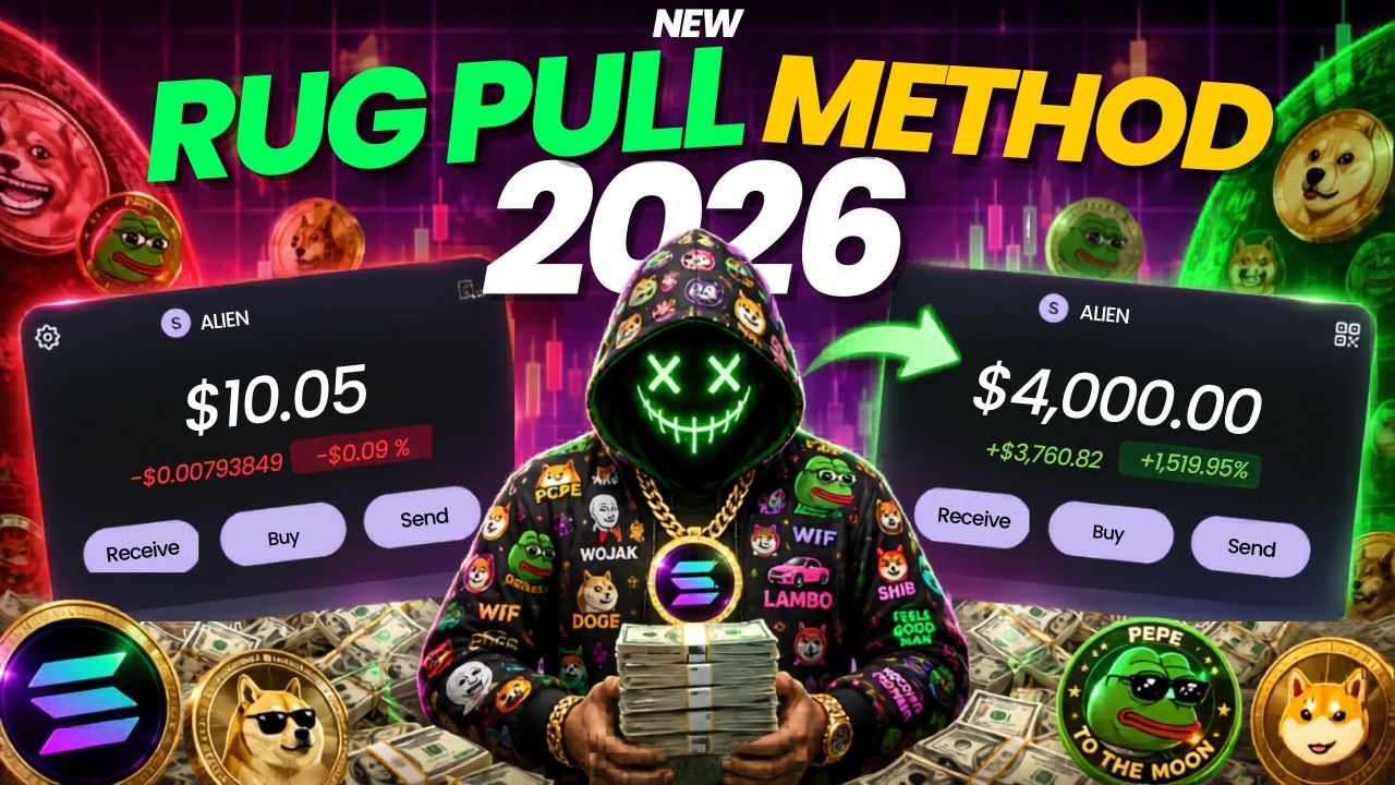 Crypto Market Crash = Memecoin Gold Rush? I Turned $10 Into $4,000 | Rug Pull New Method