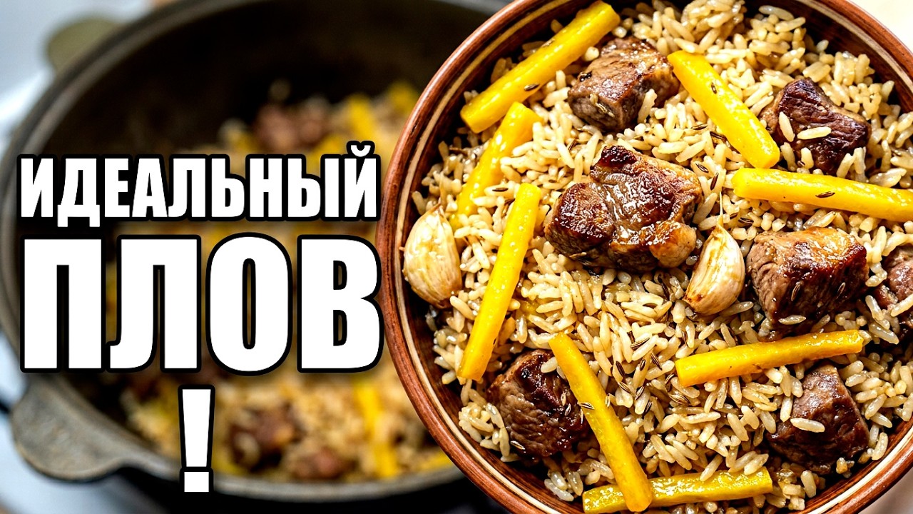 Ферганский плов из риса Аланга. Очень вкусно и недорого!