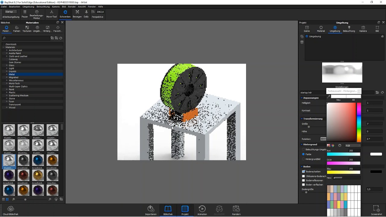 CAD mit Solid Edge Kap. 12: Rendering // FACHLEHRER TEAM