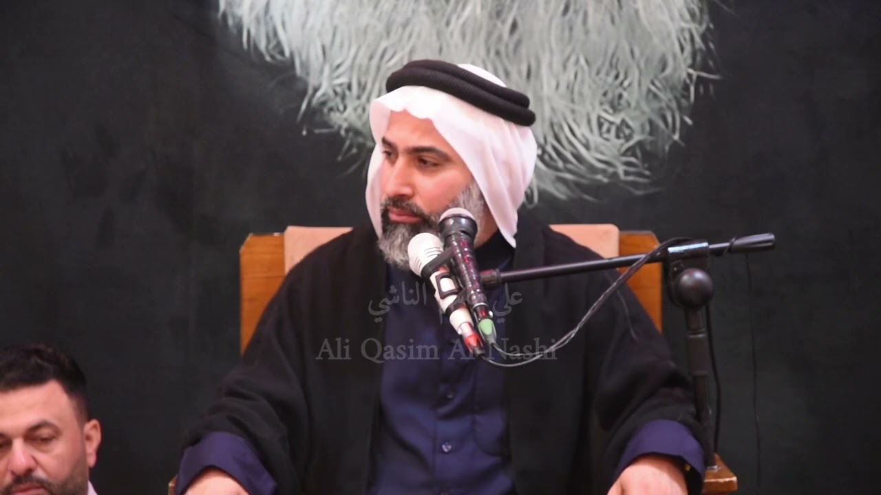 نعي  يقطع القلب مقدمة البحث بصوت السيد وسام الياسري في دار خادم الإمام الحسين ع محمد كريم الفوازي