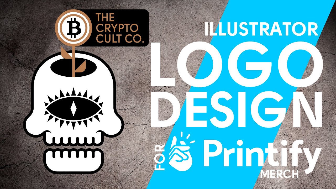 Free Illustrator Logo Graphic Design Tutorial - Merchandise with Printify