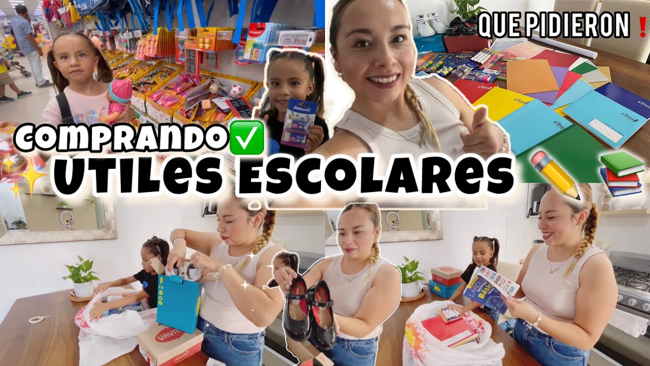 ✏️ Comprando Útiles Escolares 📚Cuanto Gastamos? #vlog #familia #compras #utilesescolares
