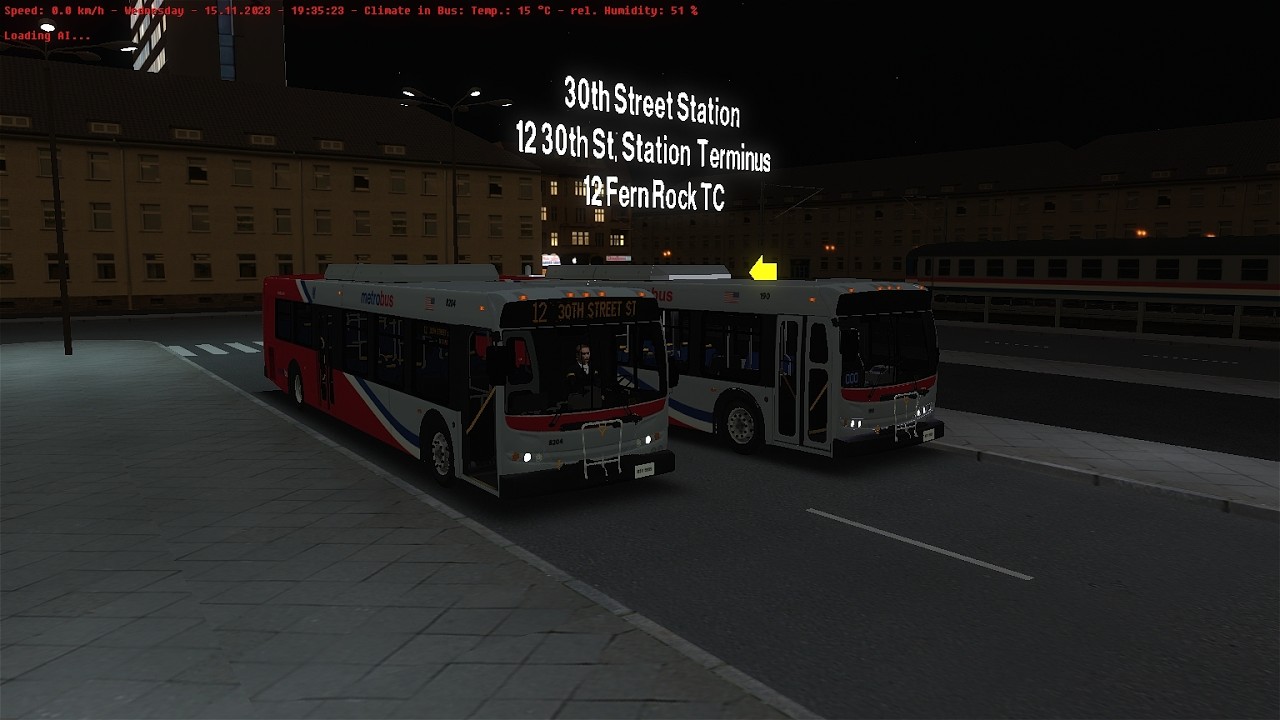 OMSI 2 WELCOME  to Cayuga (WMATA) route 12 to Fern Rock