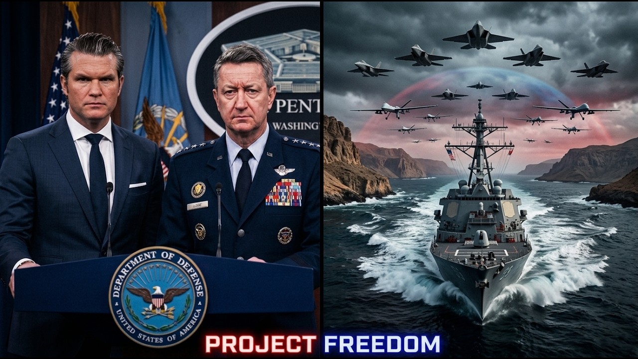 Operation Epic Fury & Project Freedom: US Secures Strait of Hormuz | Hegseth & Caine Briefing