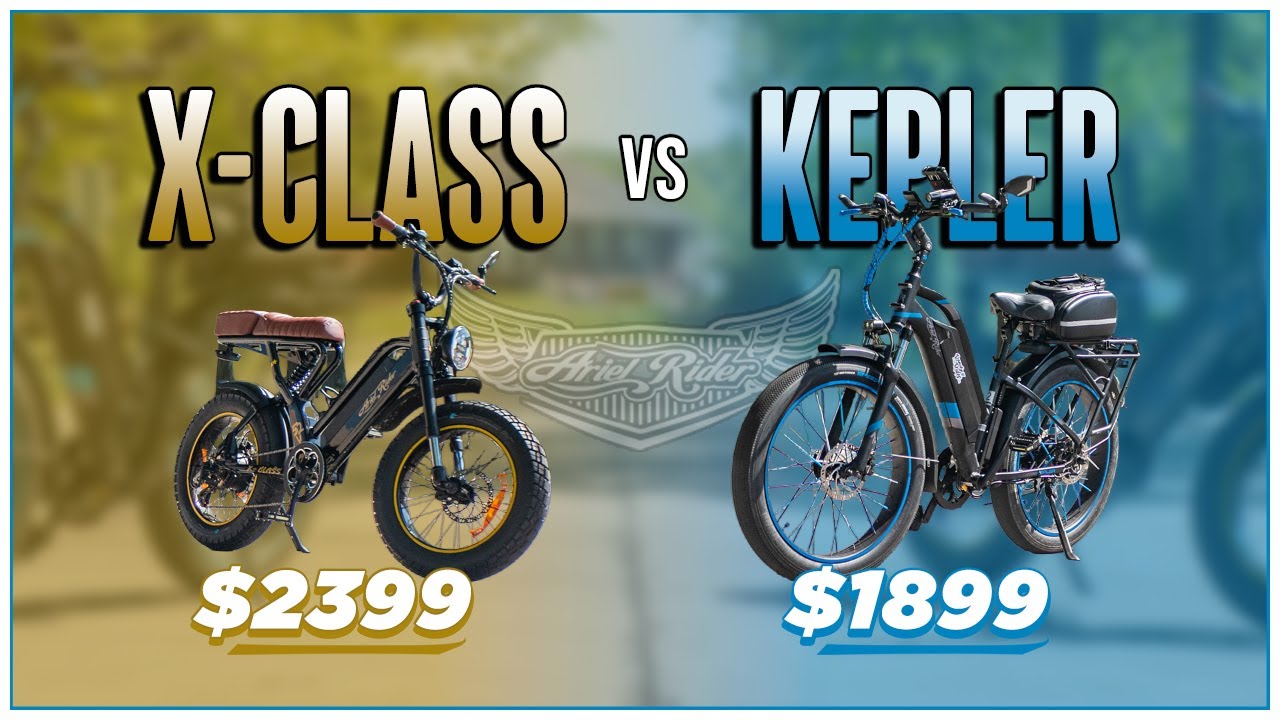 Ariel Rider X-Class vs Kepler - The battle of the 52v ebikes! + SURPRISE ANNOUNCEMENT!