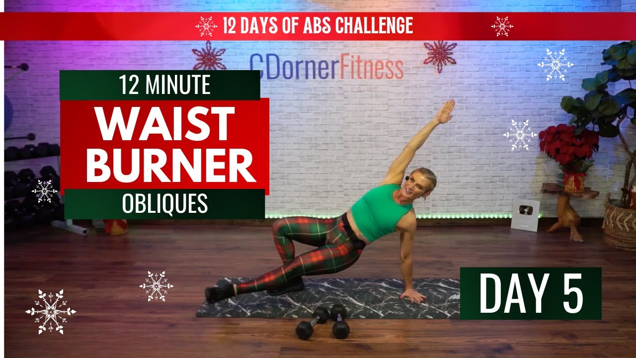 12 Days of Abs Challenge - OBLIQUES - Side of Abs Workout - Day 5 🎉